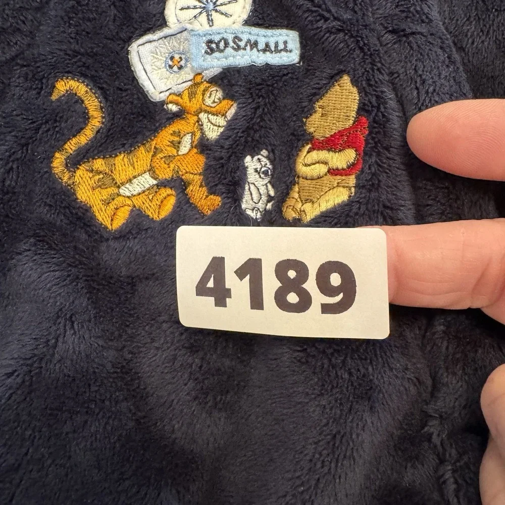 Winnie the Pooh Infant Fleece Sherpa Bunting Snowsuit 3-6 Months Small Hooded